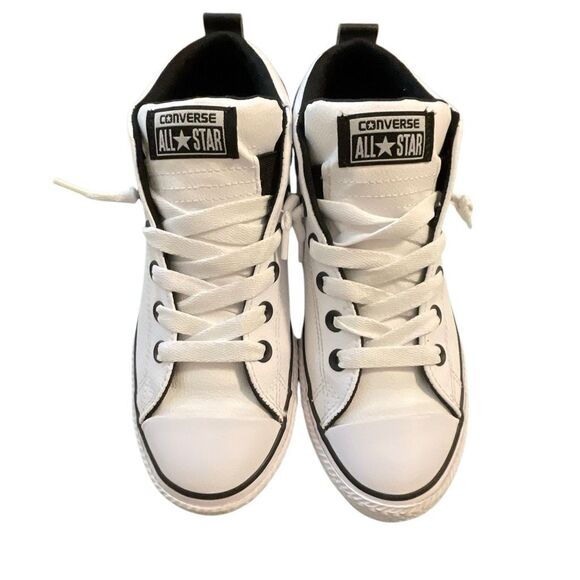 Chuck Taylor Converse All Star Leather Sneakers - Picture 2 of 12